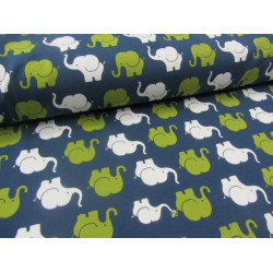 Jersey - Elephant Parade lime petrol